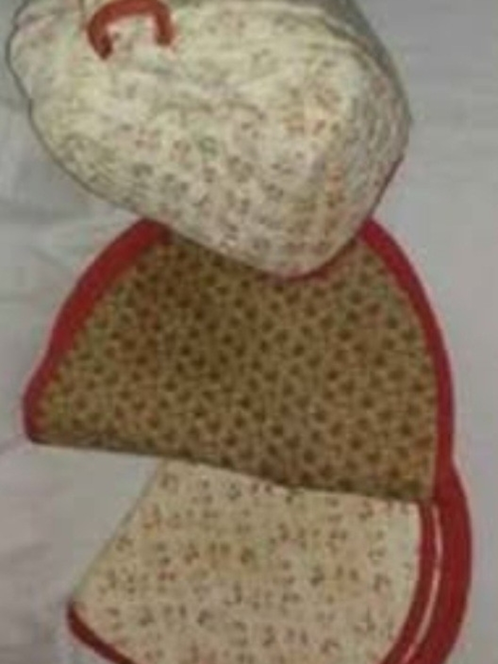 Vintage Reversible Kitchen Placemat Set